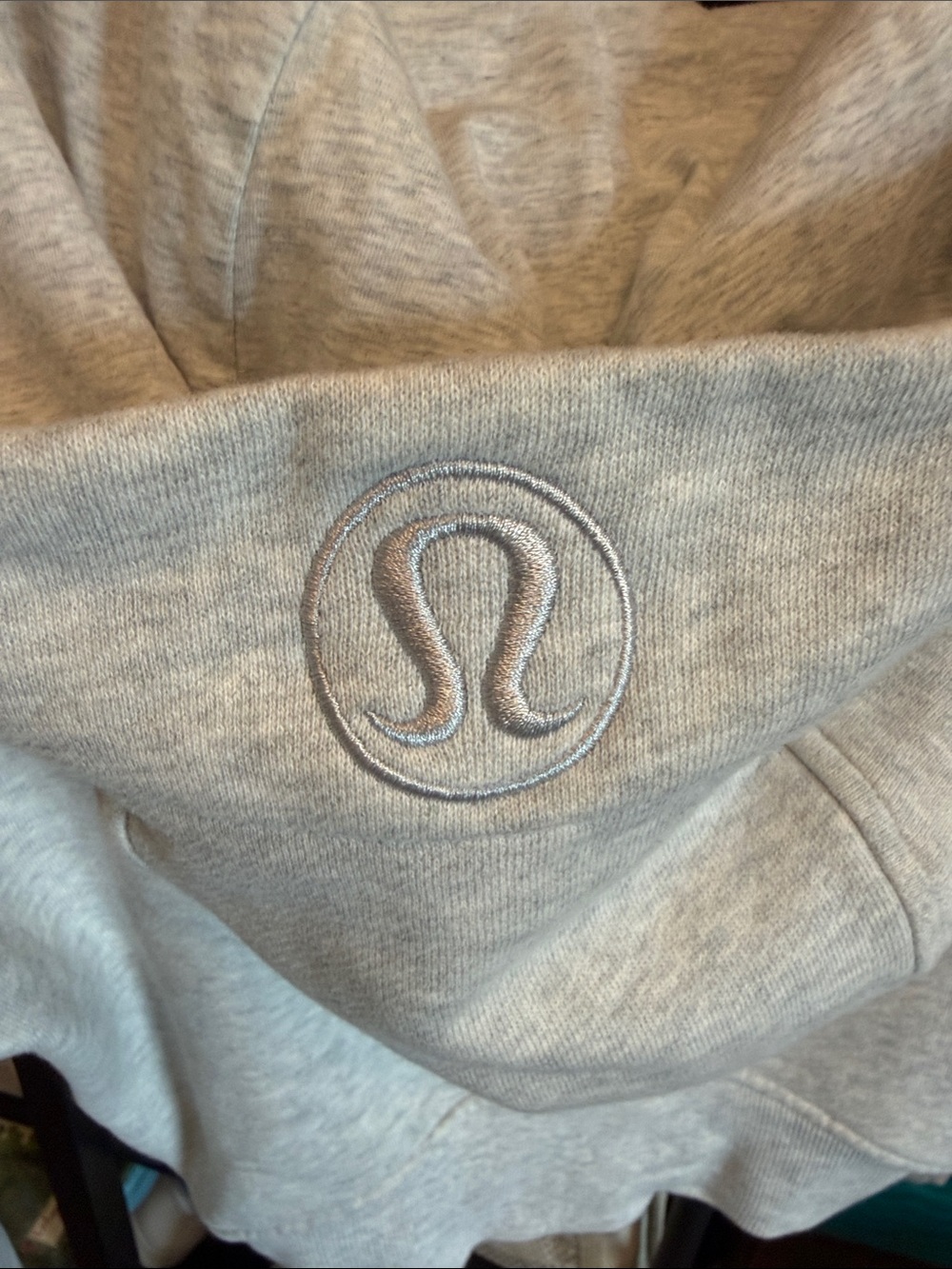 lululemon NWOT athletica Heather Gray Full-Zip Hooded Jacket - Picture 3 of 3